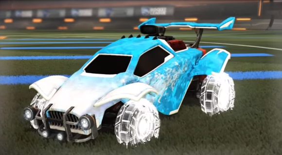 Top 5 Dissolver Designs For Octane White Sky Blue Rocket League Best Car Designs Rocketleaguedesigns Com