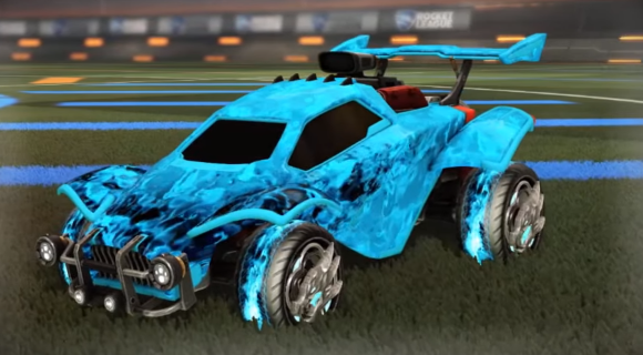 Top 5 Dissolver Designs for Octane (White, Sky Blue) | Rocket League