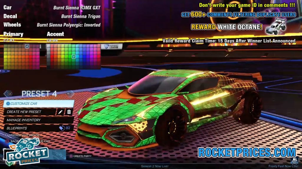 Burnt Sienna R3MX GXT