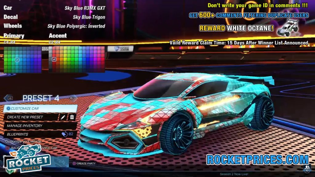 Sky Blue R3MX GXT