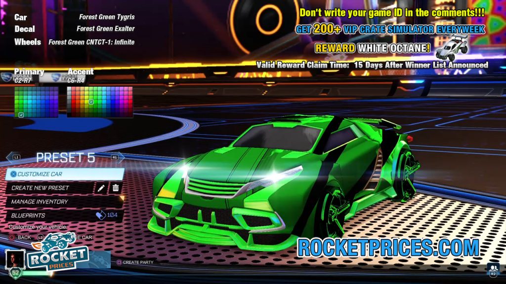 Rocket League Tygris Design 6